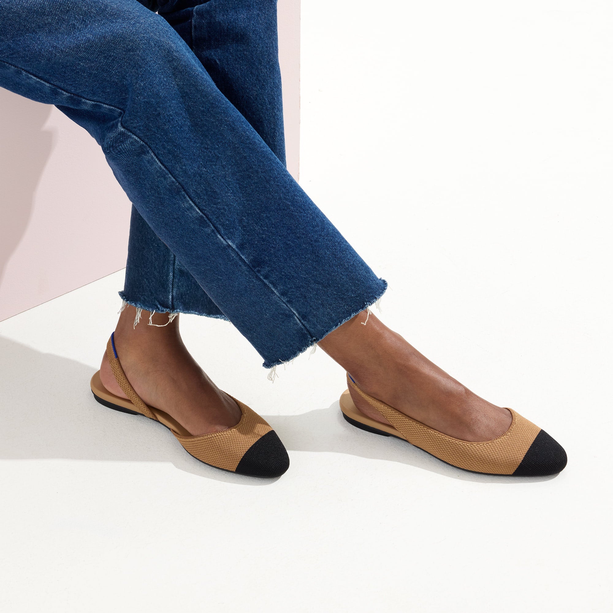 The Almond Slingback - Tawny Captoe - Image 2