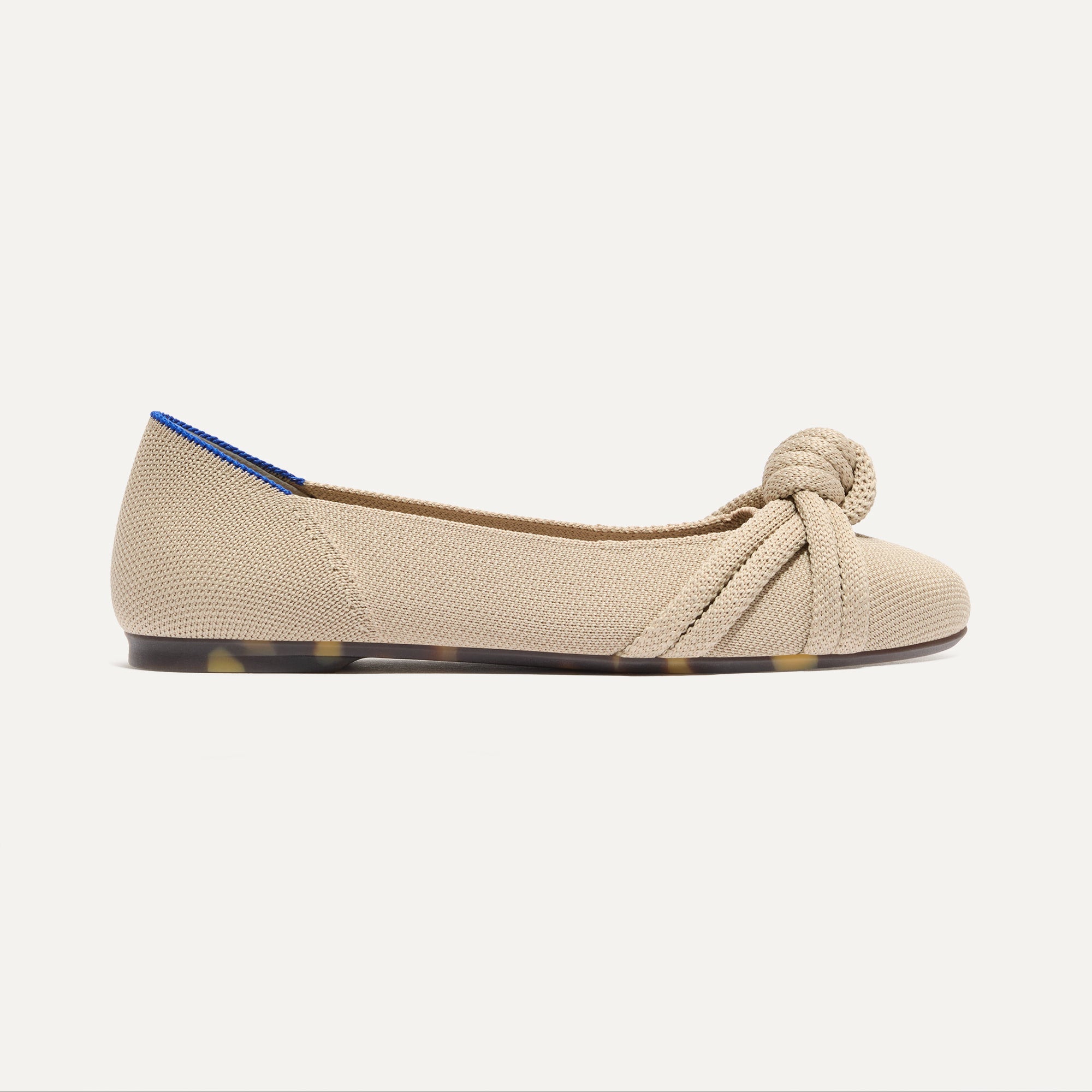 The Knot Ballet Flat - Ecru - Image 5